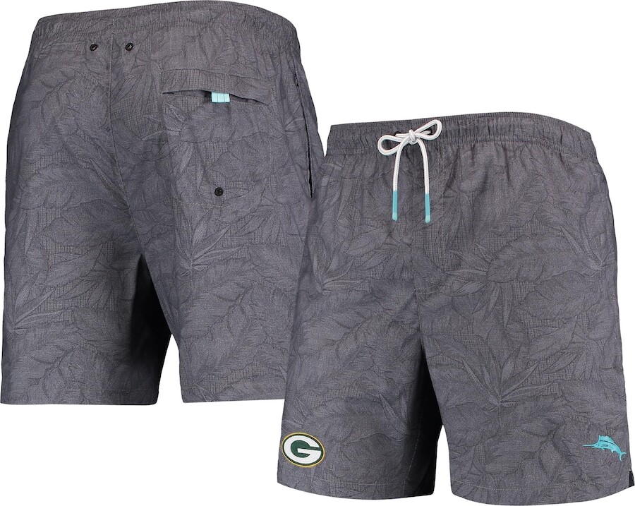 

Пляжные шорты Tommy Bahama Green Bay Packers, черный