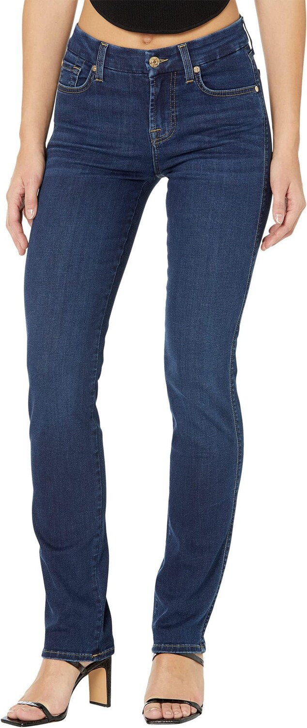 

Джинсы B(air) Kimmie Straight in Rinsed Indigo 7 For All Mankind, цвет Rinsed Indigo