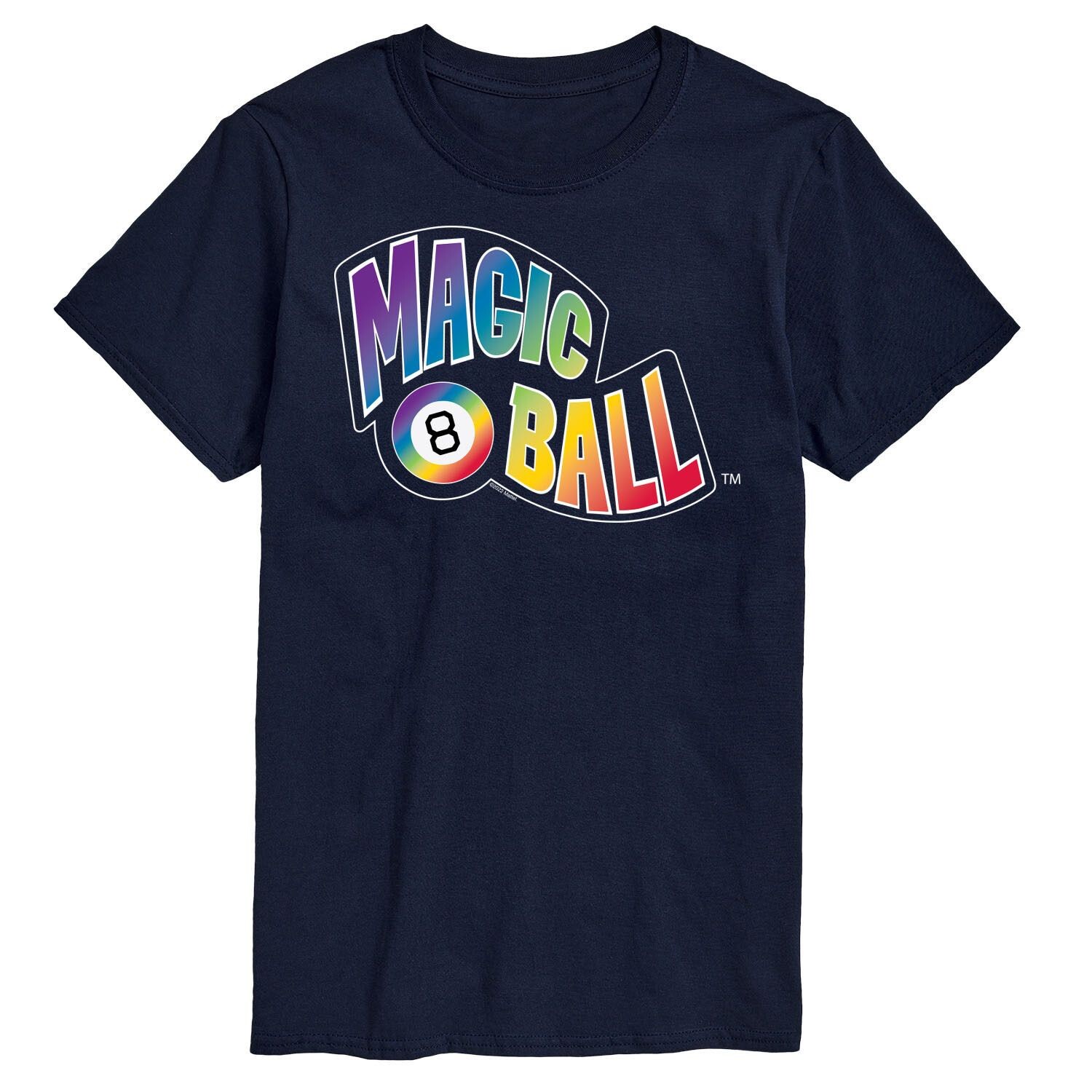 

Футболка Big & Tall Magic 8 Ball с радужным рисунком Licensed Character, синий