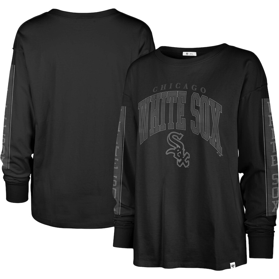 

Футболка с длинным рукавом 47 Chicago White Sox, черный