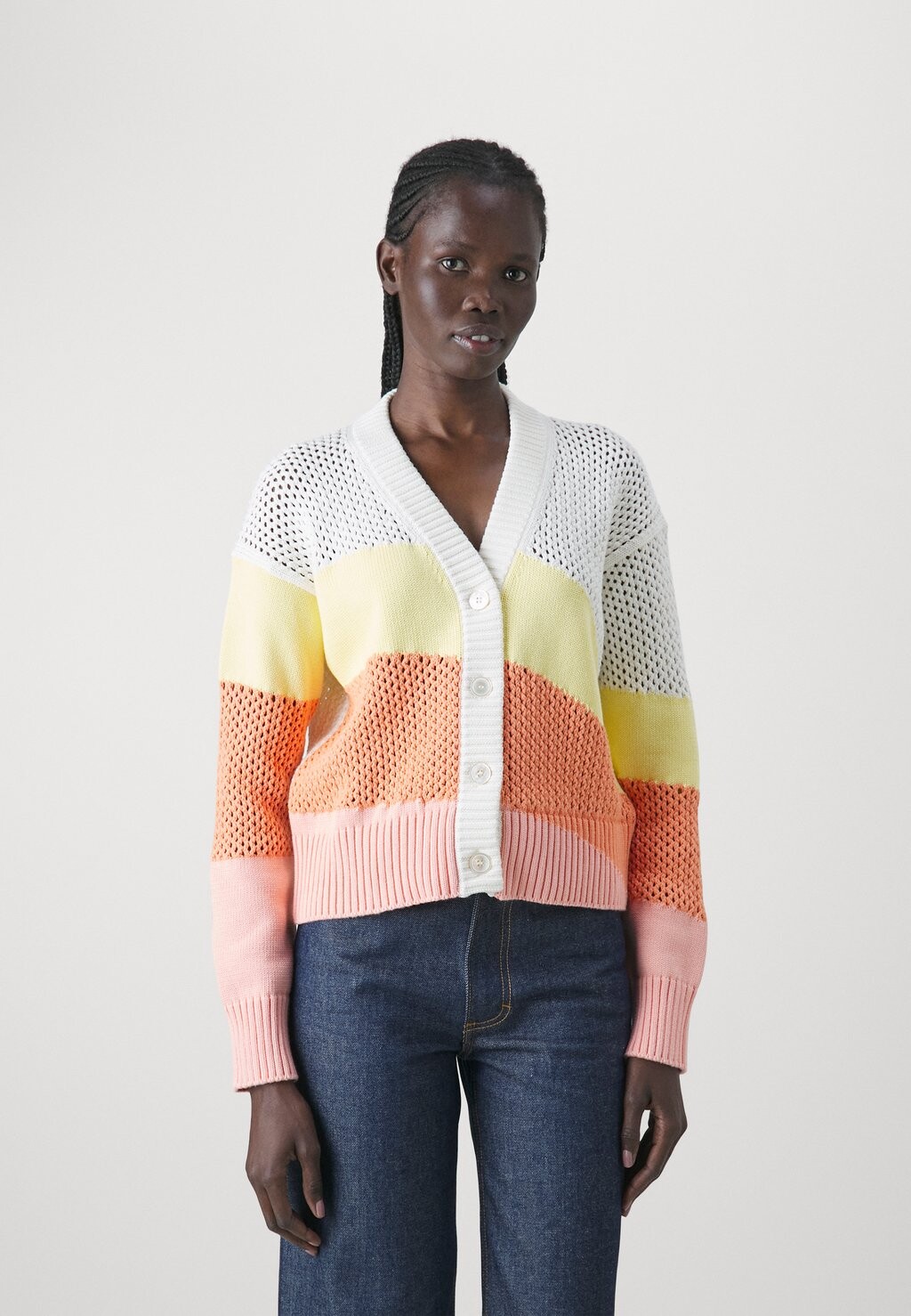 

Кардиган WOMENS CARDIGAN BUTTON THRU PS Paul Smith, мультиколор