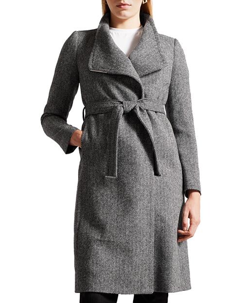 

Пальто с запахом Roseane Ted Baker, цвет Black