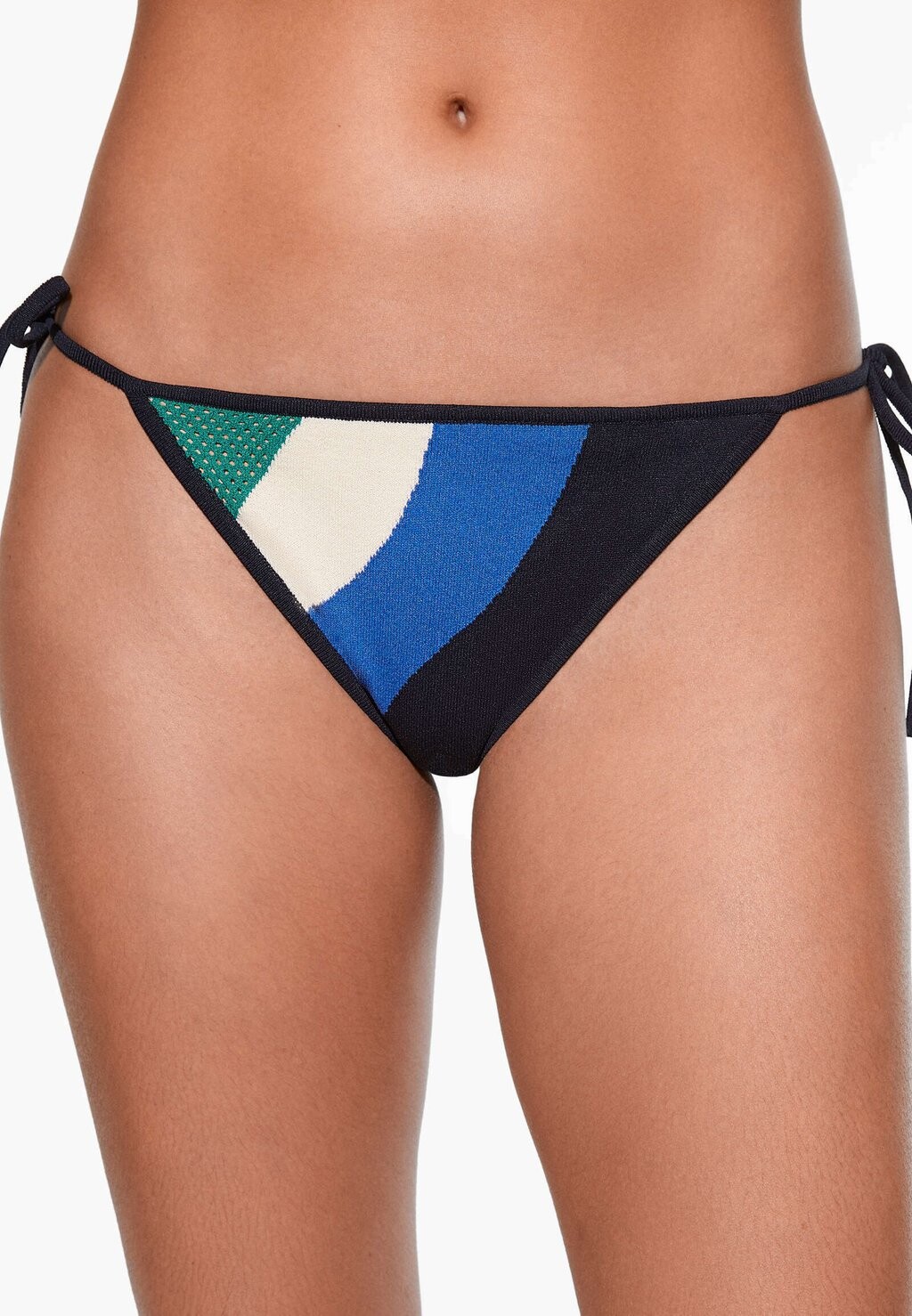 

Плавки MEDIUM-COVERAGE WAVE KNIT Swimming briefs OYSHO, цвет light blue