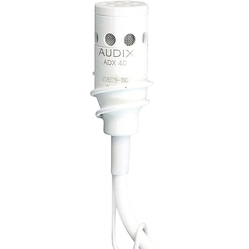 

Конденсаторный микрофон Audix ADX40W Miniature Cardioid Hanging Condenser Microphone