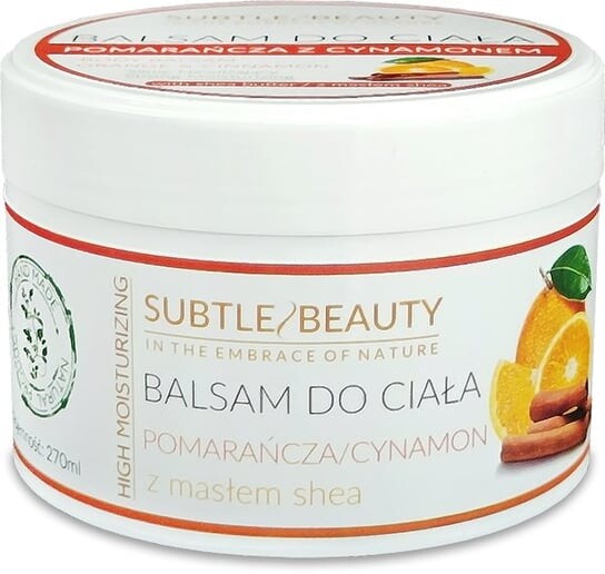 

Увлажняющий лосьон для тела - Апельсин, Корица, 270мл Subtle Beauty