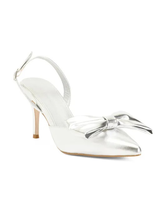 

Туфли Rochella с бантом Azalea Wang, цвет Silver