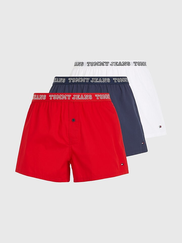

Университетские тканые боксеры 3PK Tommy Hilfiger