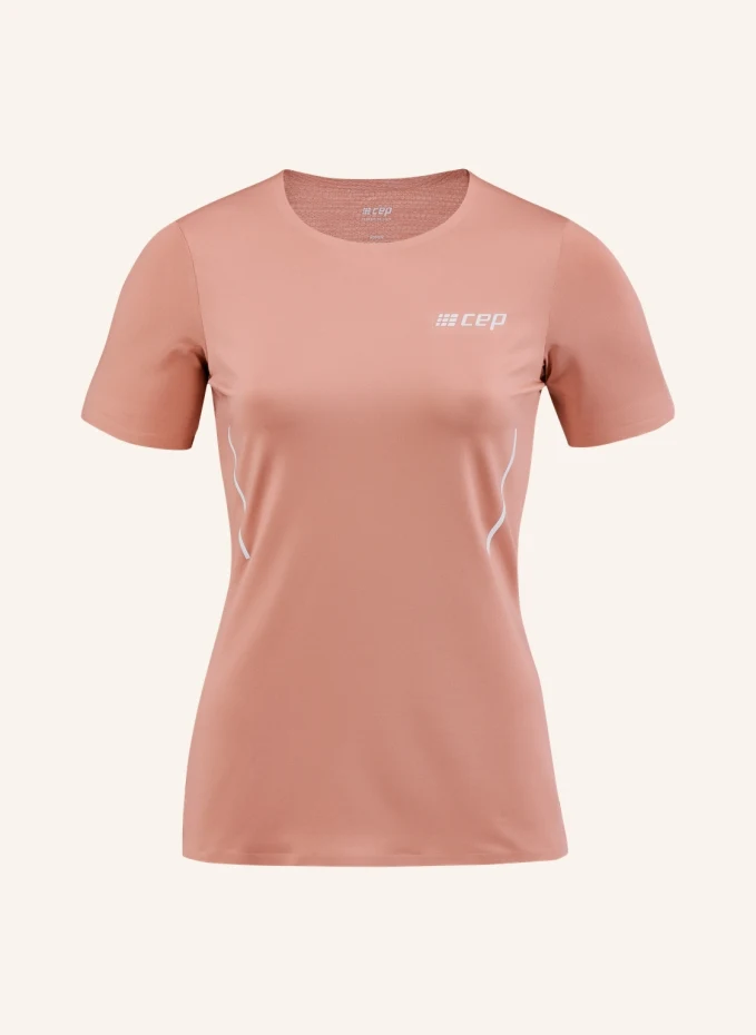 

Беговая рубашка the run short sleeve Cep, розовый