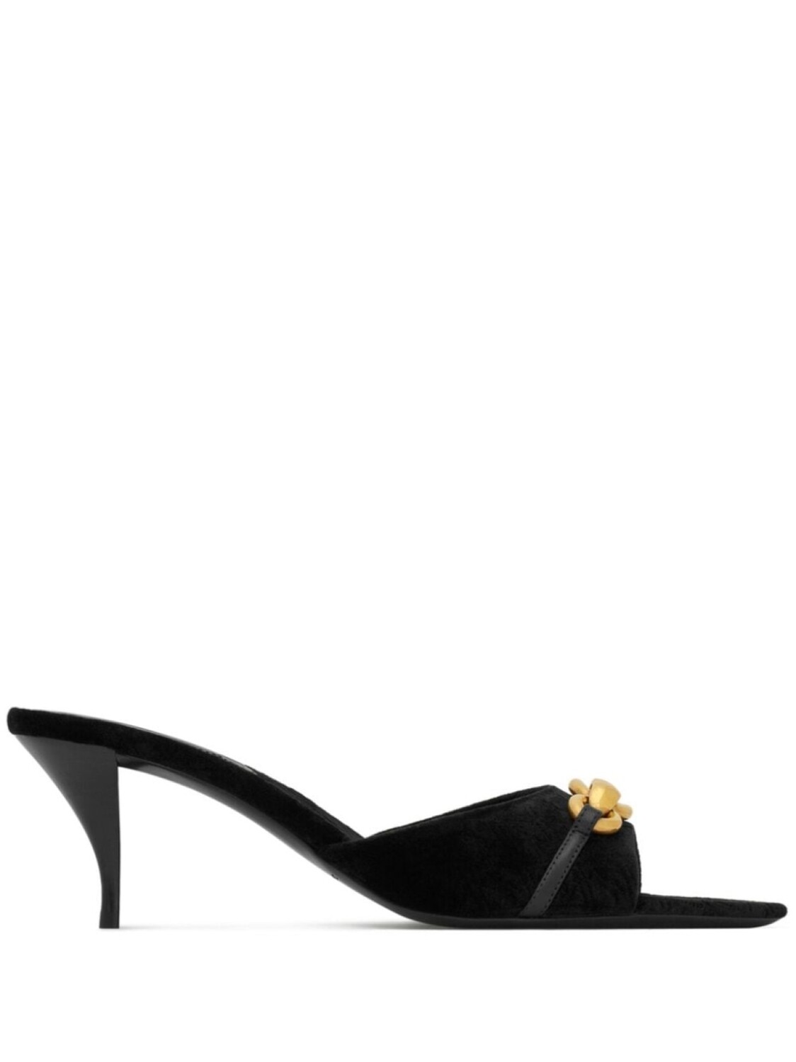 

Saint Laurent босоножки Gippy 60 с цепочками, черный