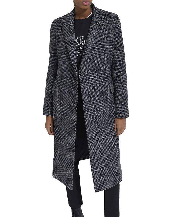 

Пальто Sandokan с узором Chevron The Kooples