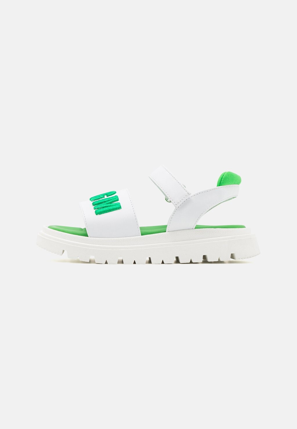 

Сандалии с ремешком UNISEX MSGM, цвет white/green