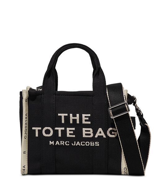 цена Маленькая жаккардовая сумка-тоут MARC JACOBS, цвет Black
