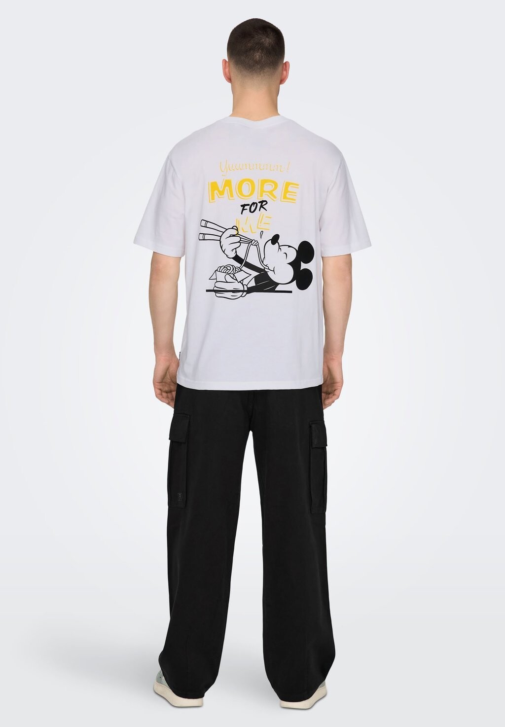 

Футболка с принтом Onsdisney Mickey Mouse Life Tee Only & Sons, белый