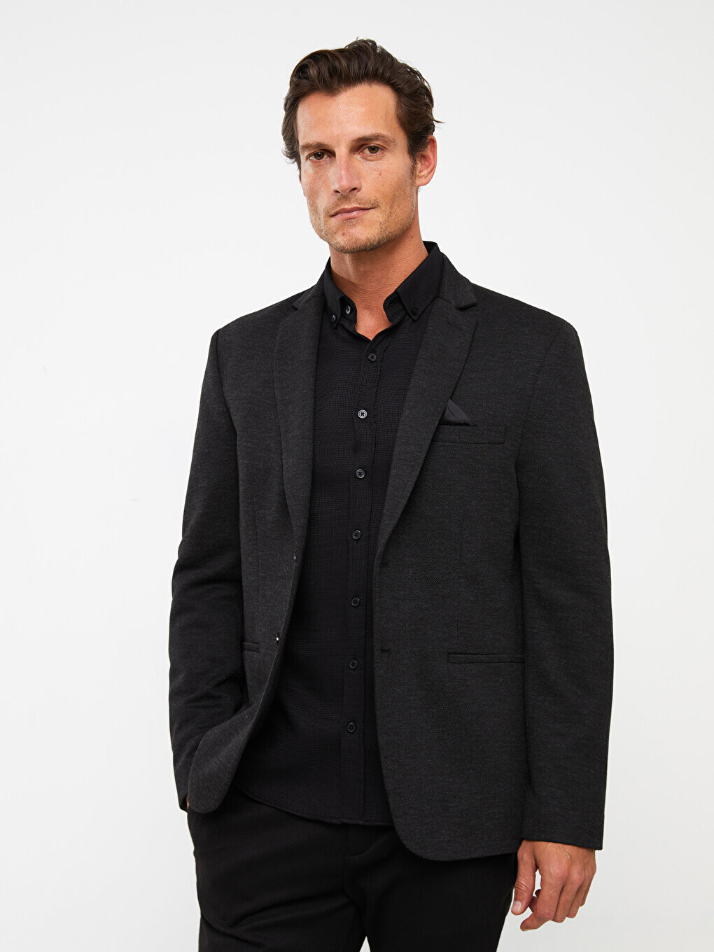 

Мужской пиджак Slim Fit LCWAIKIKI Formal, новый черный