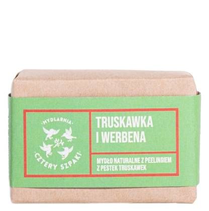 цена Mydlarnia Cztery Szpaki Truskawka i Werbena кусковое мыло, 110 g
