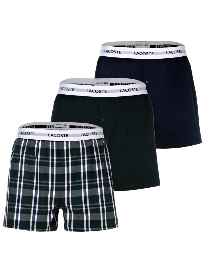 

Боксеры Lacoste Web 3er Pack, цвет grün/blau