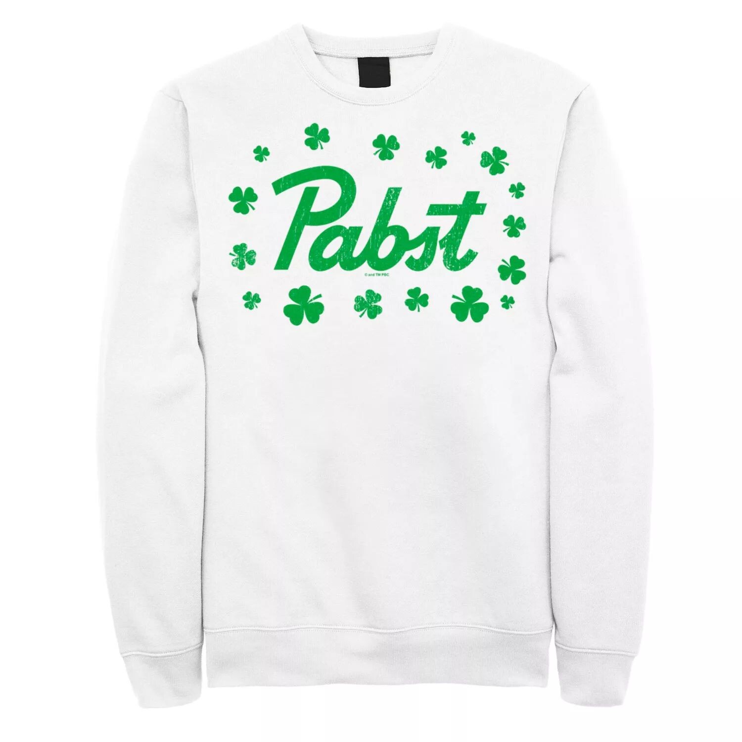 

Мужской свитшот с логотипом Pabst Shamrock Licensed Character