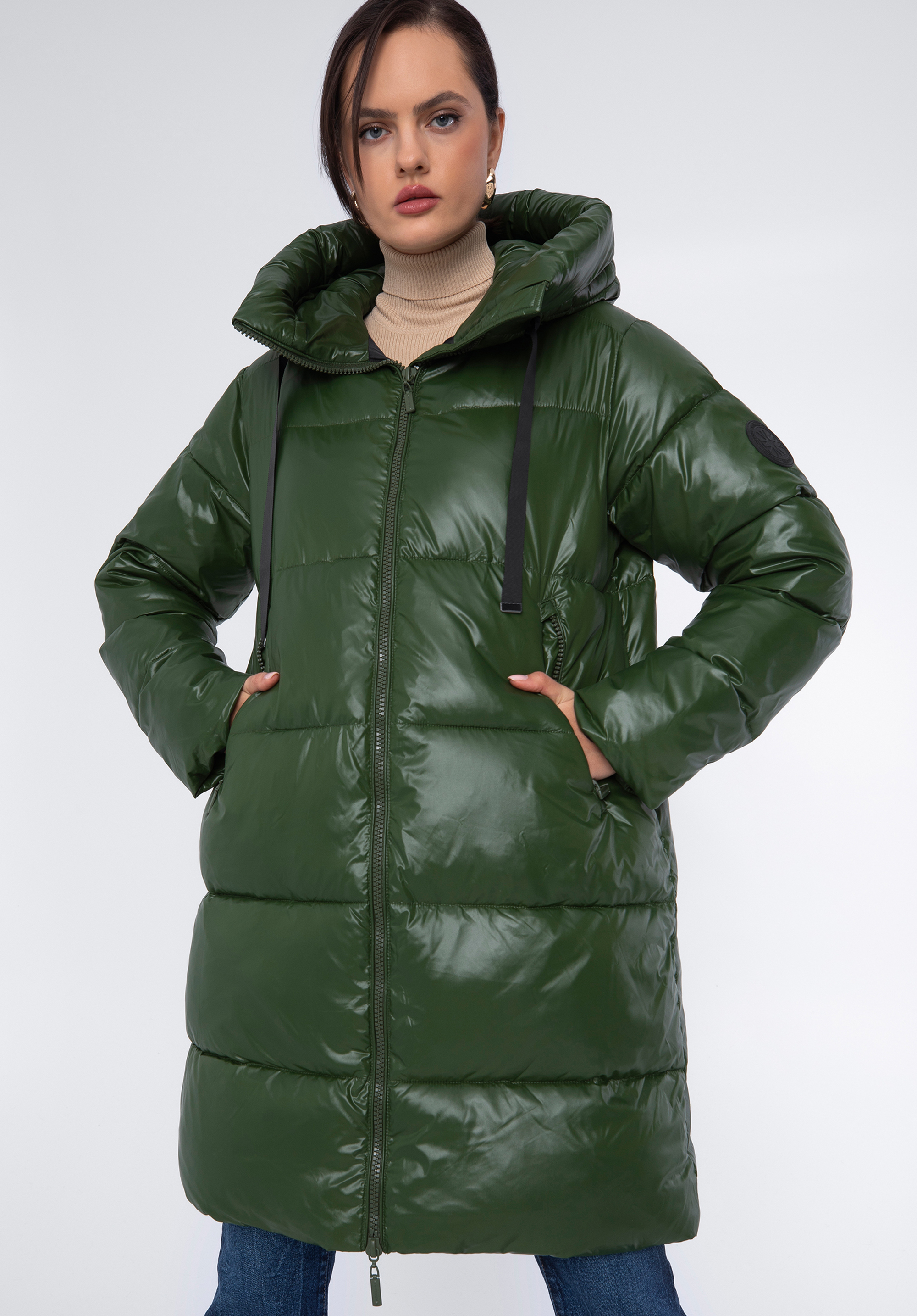 Кожаная куртка Wittchen Polyester jacket, зеленый
