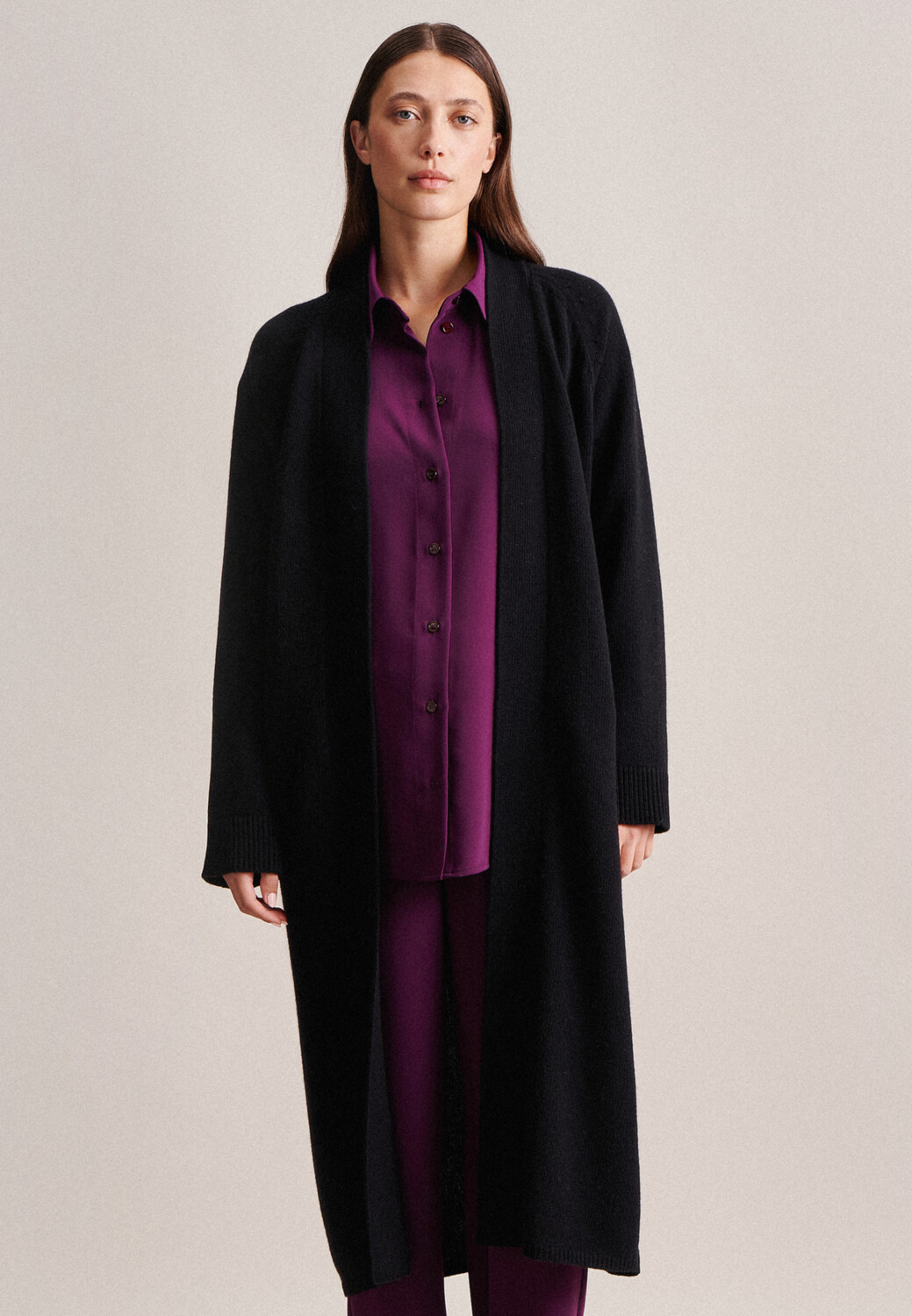 

Кардиган Seidensticker Strick Jacke Regular, черный