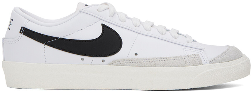 

Белые винтажные кроссовки Nike Blazer 77