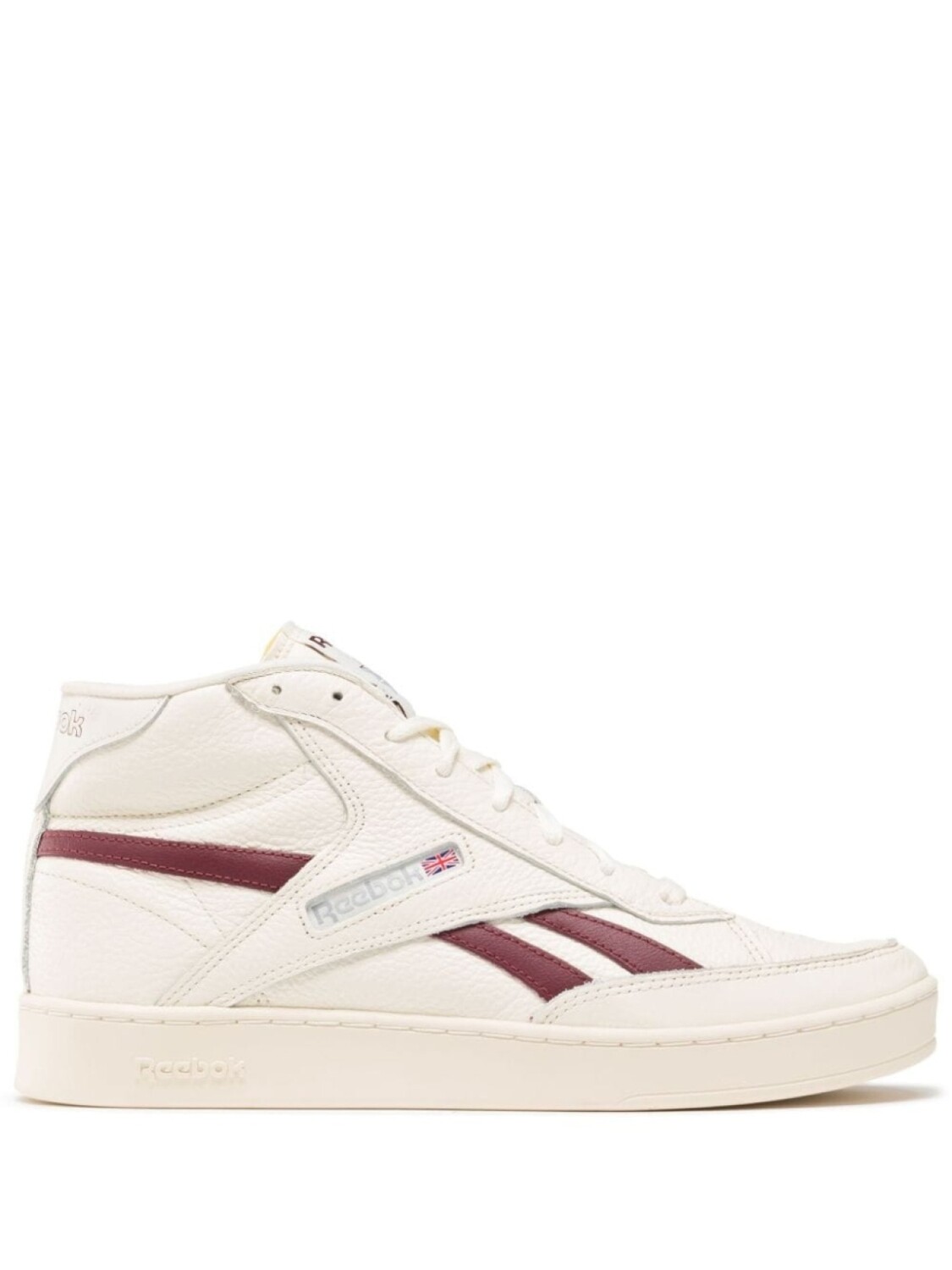 

Кроссовки Reebok Club C Form Hi, белый/темно-красный