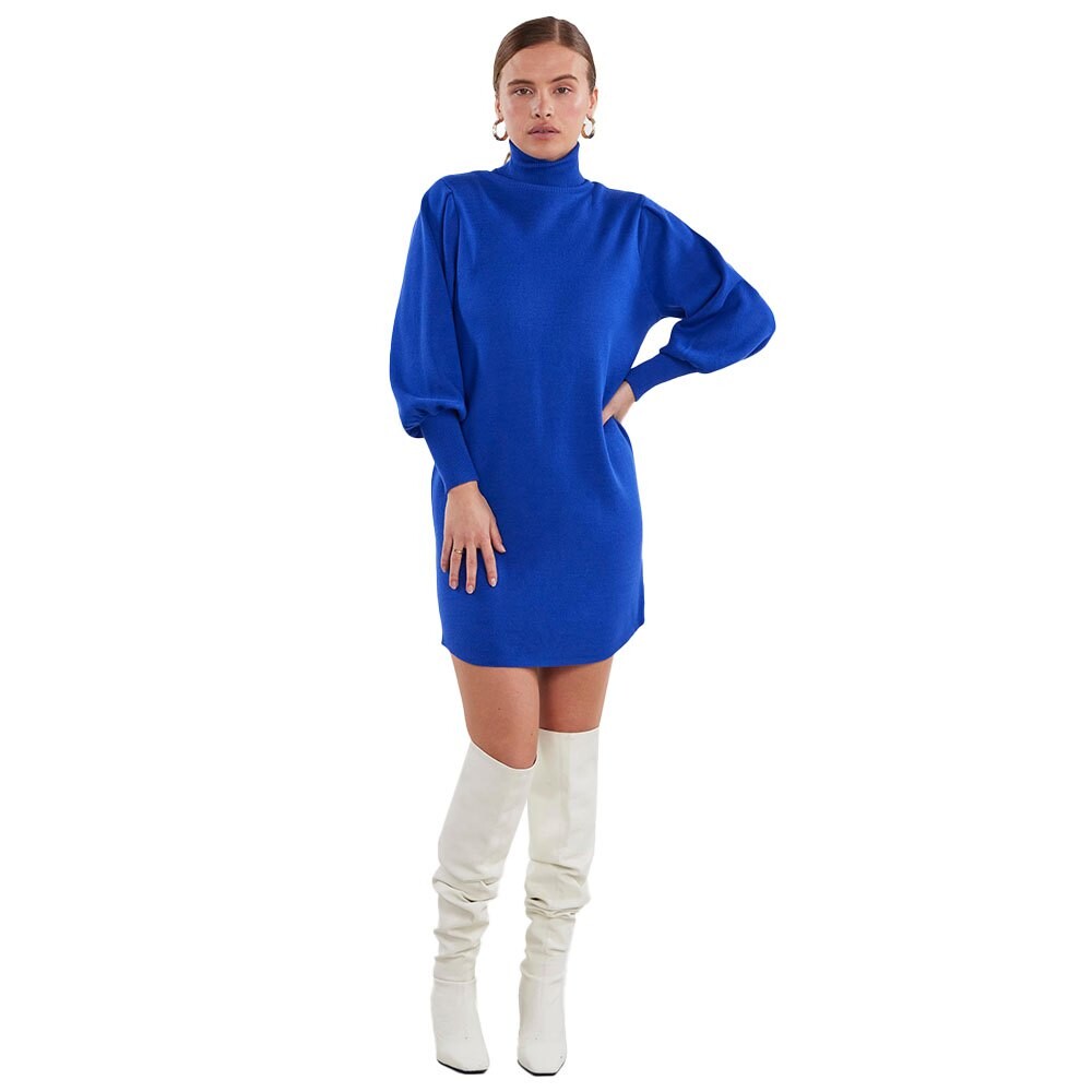 

Короткое платье Yas Fonny Long Sleeve, синий