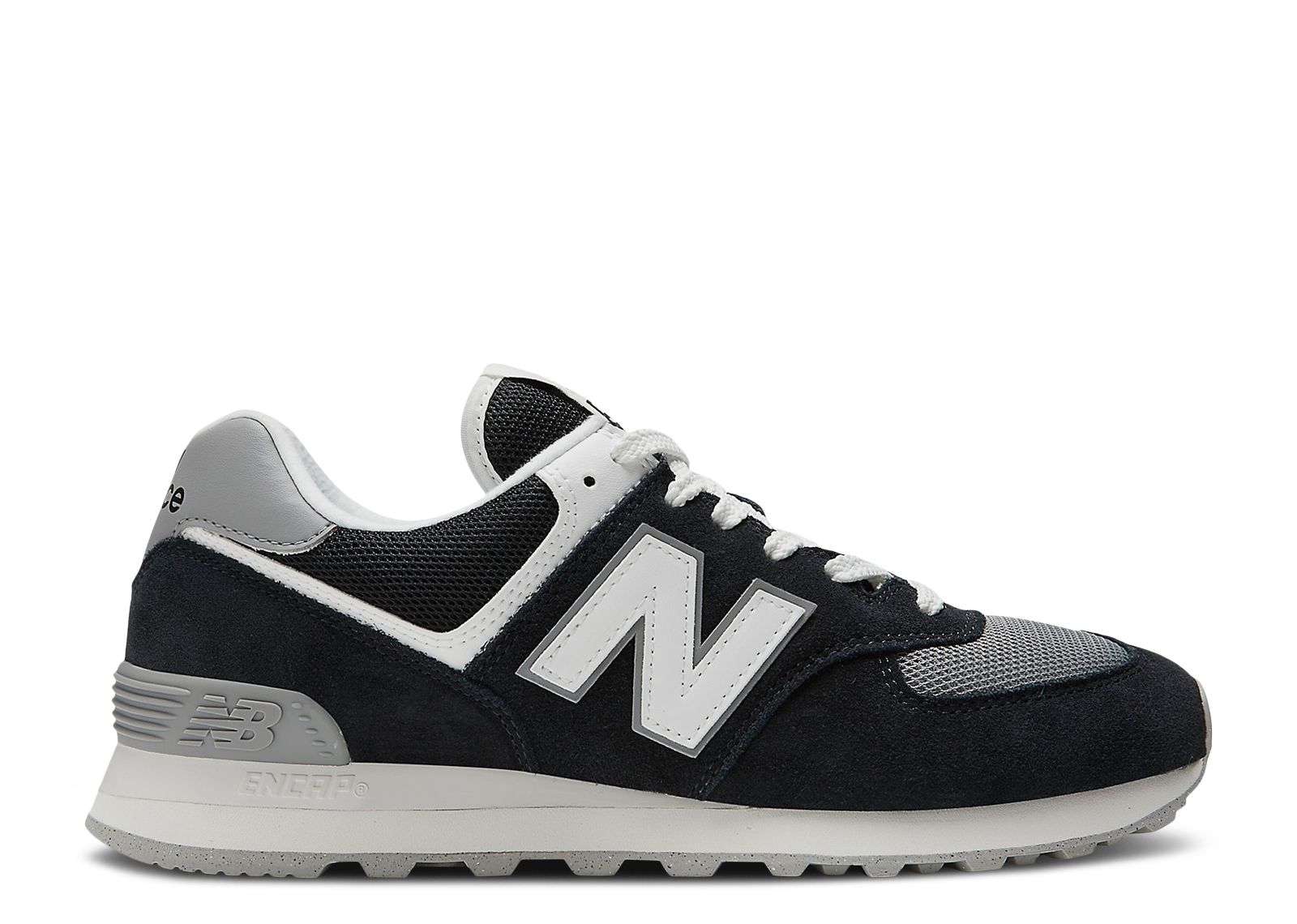 

Кроссовки New Balance 574 'Black White Grey', черный, Черный;серый