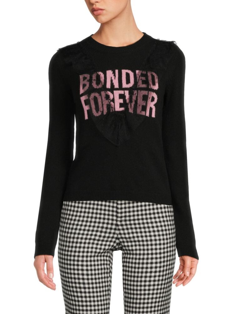 

Свитер Forever из смесовой шерсти Redvalentino, цвет Nero