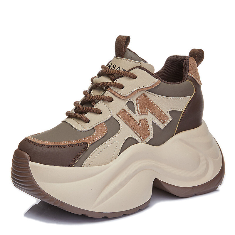 

Кроссовки женские толстые низкие Nrdrofficial, цвет Brown velvet