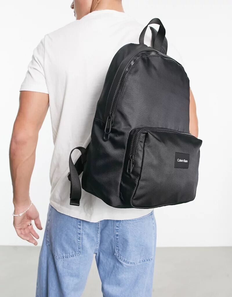 

Черный рюкзак с логотипом Calvin Klein Jeans Campus