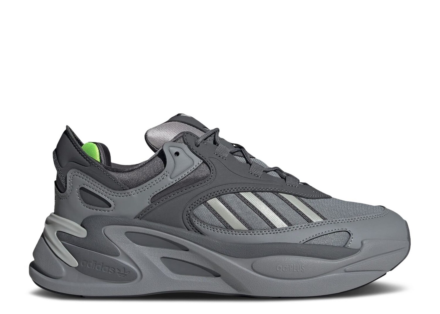 

Кроссовки adidas Ozmorph 'Grey Lucid Lemon', серый