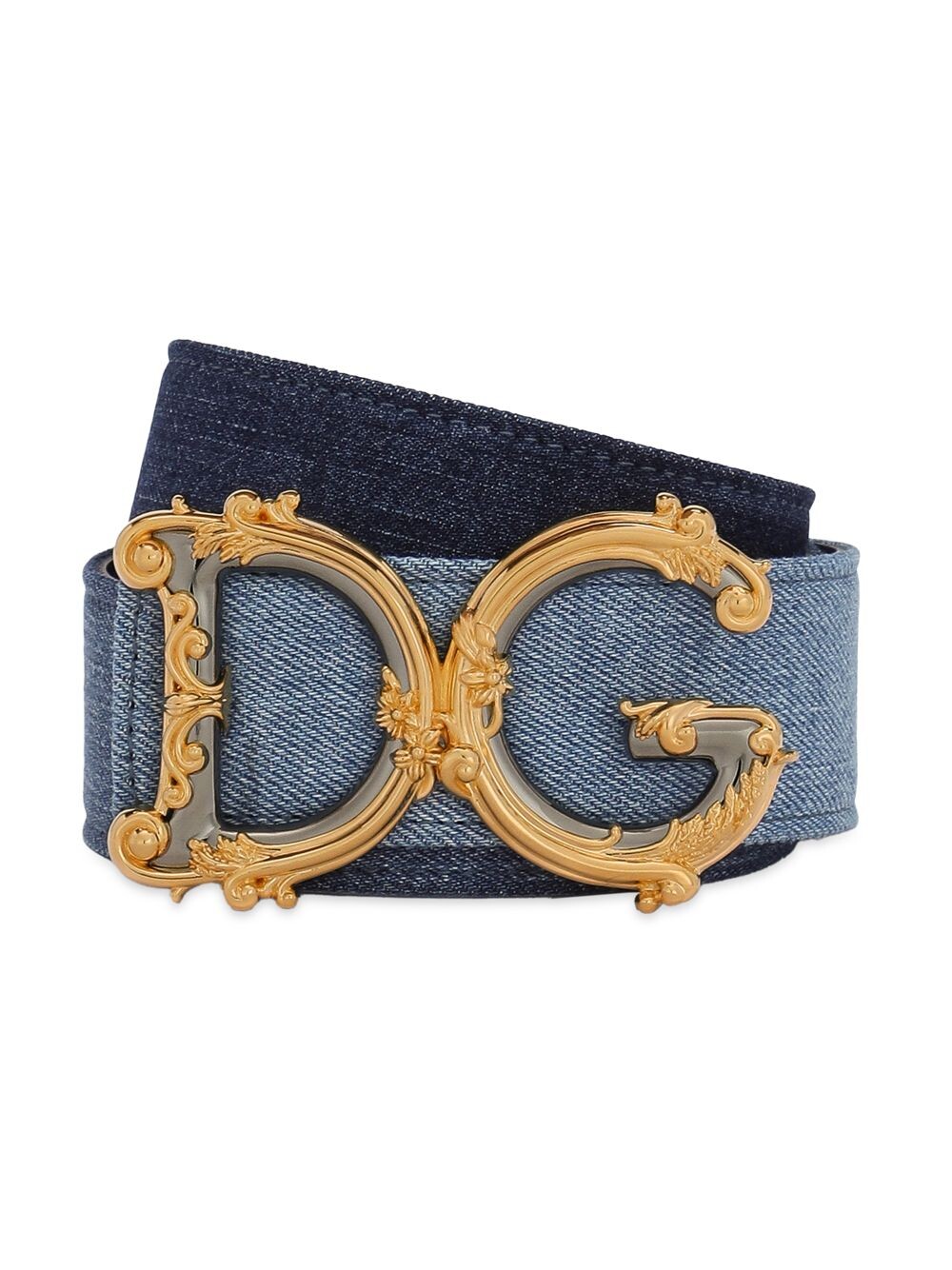 

Джинсовый ремень Barocco DOLCE&GABBANA, синий