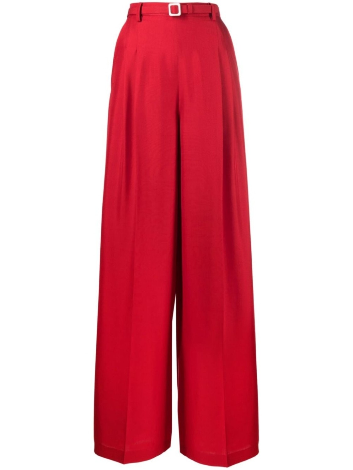 

Ralph Lauren Collection шелковые брюки широкого кроя, красный