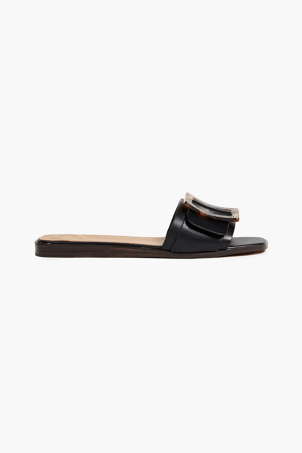 

Кожаные шлепанцы Inez SAM EDELMAN, черный