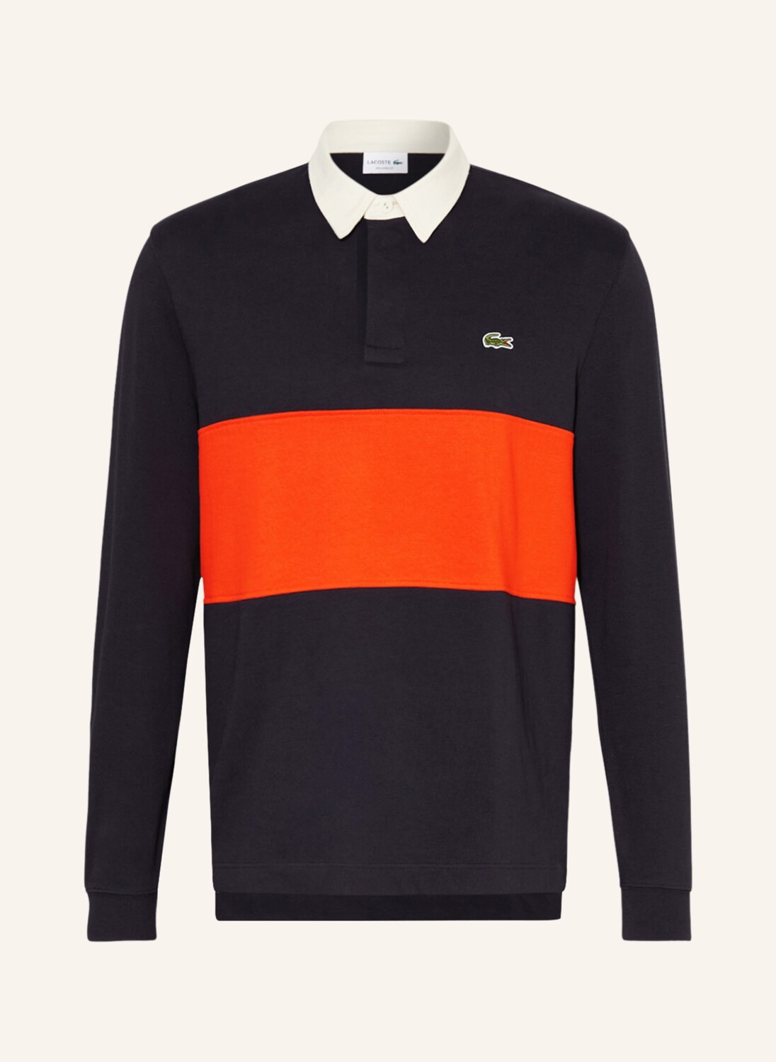 

Рубашка поло LACOSTE Jersey Relaxed Fit, темно-синий