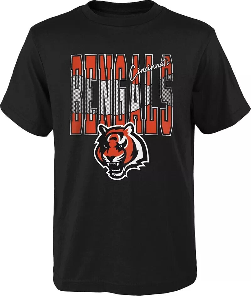 

Nfl Team Apparel Молодежная футболка Cincinnati Bengals Playbook, черная футболка
