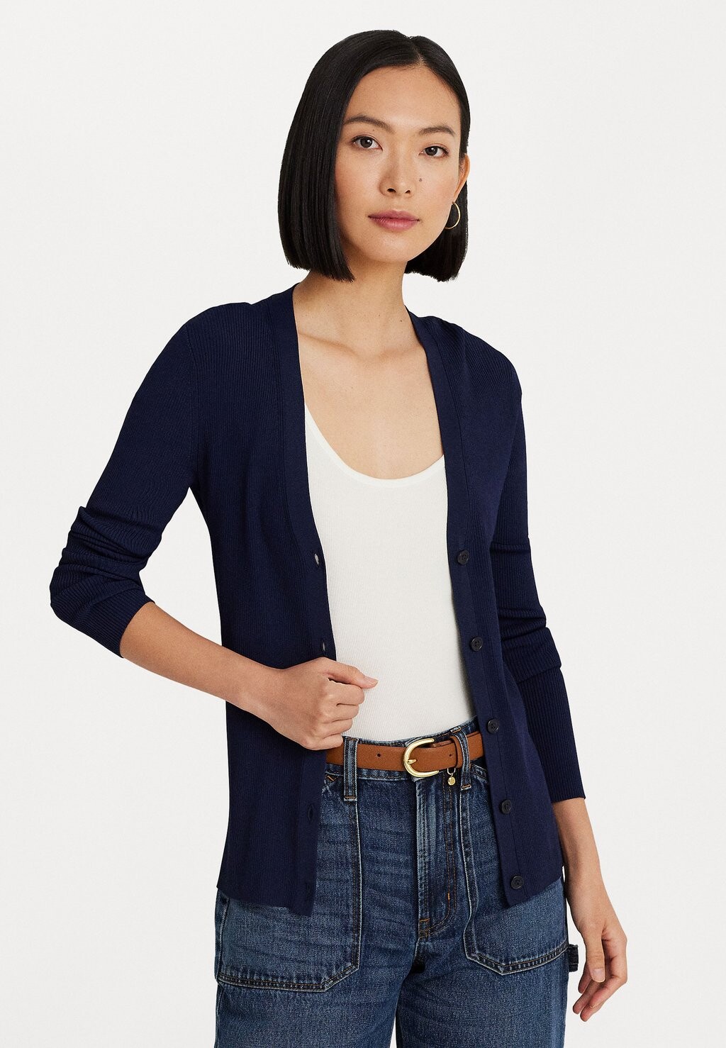 

Кардиган SARCAITE LONG SLEEVE CARDIGAN Lauren Ralph Lauren, синий