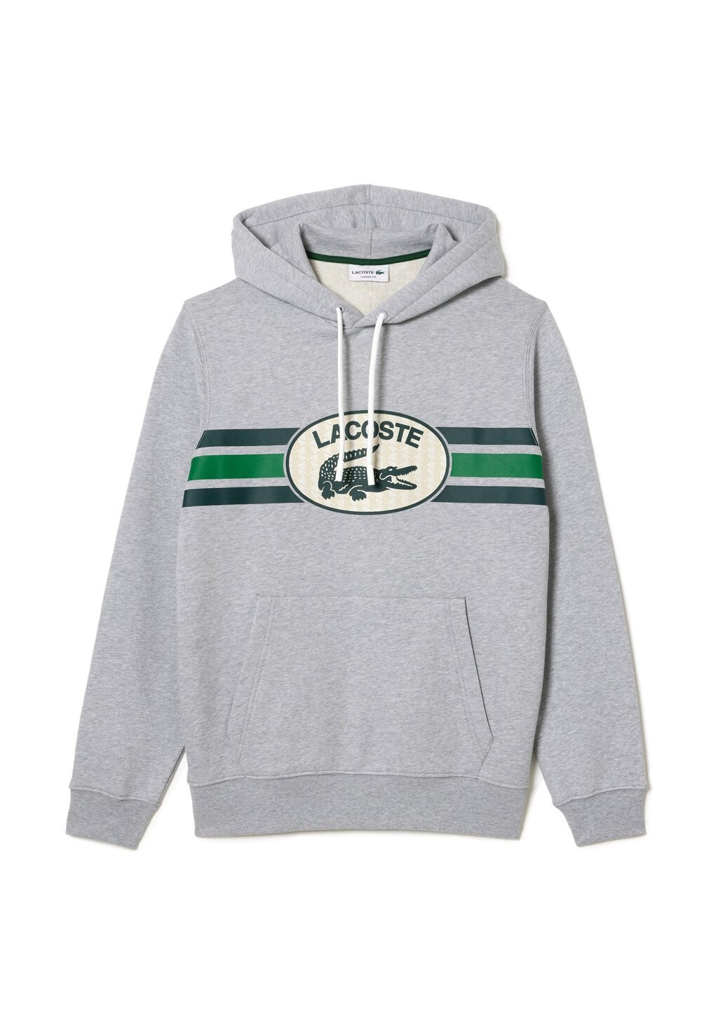 

Толстовка с капюшоном Lacoste, пестрый серый