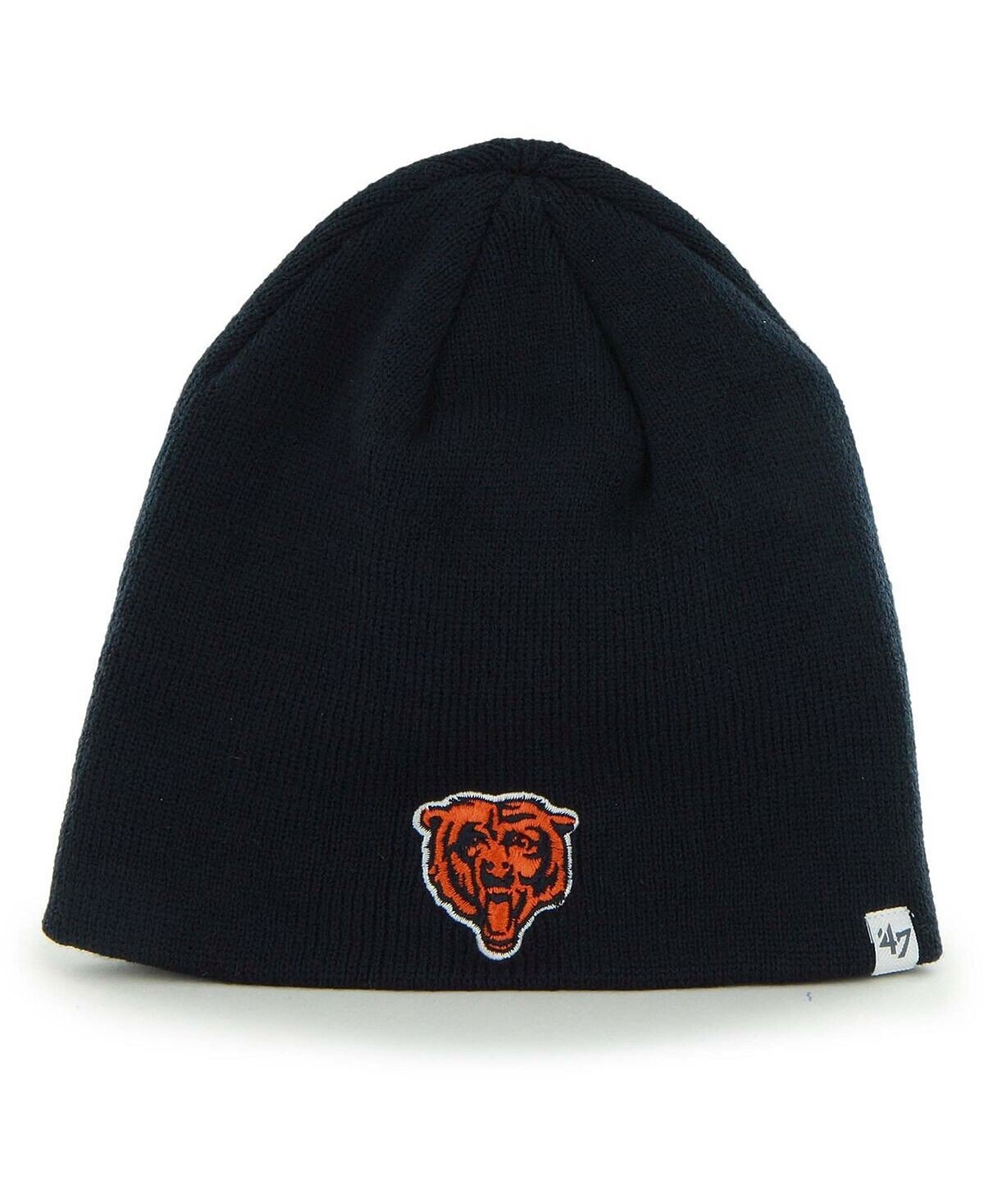 

Мужская темно-синяя вязаная шапка с логотипом Chicago Bears Primary '47 Brand