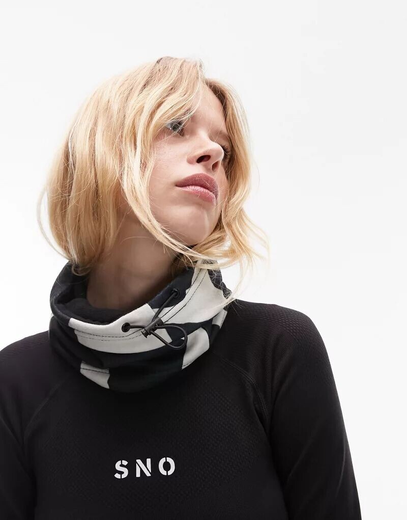 

Двусторонний снуд Topshop Sno с разноцветным коровьим принтом