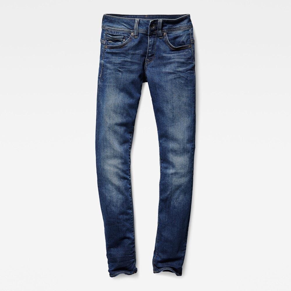 

Джинсы G-Star Midge Saddle Mid Waist Straight, синий