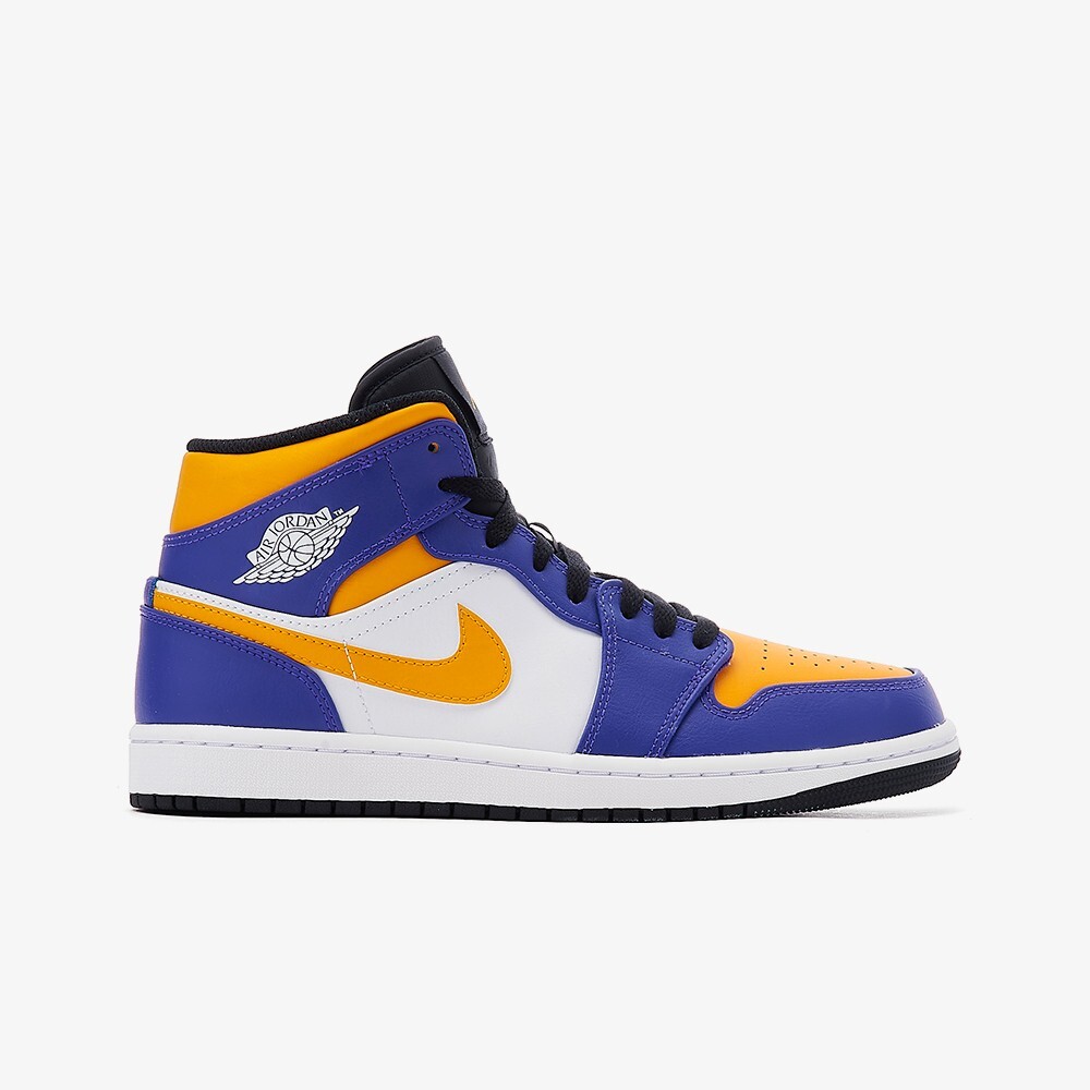 

Кроссовки 1 Mid 'Lakers' Jordan, мультиколор