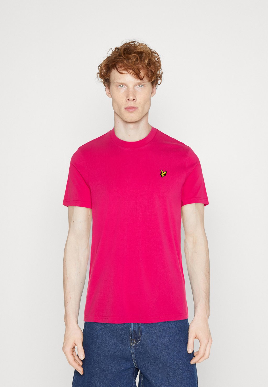 

Базовая футболка PLAIN Lyle & Scott, розовый ожог