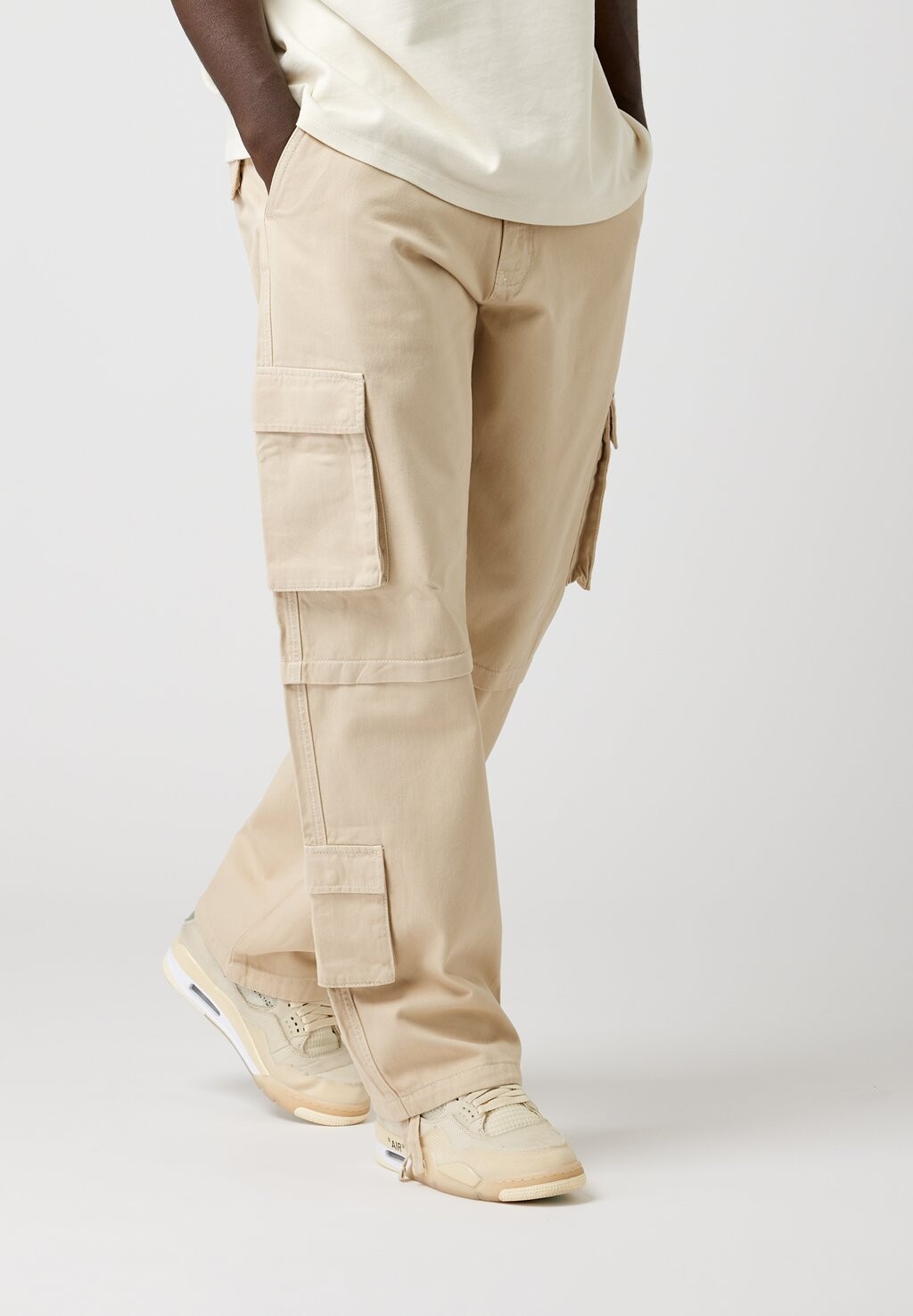 Брюки-карго BAGGY PANTS EIGHTYFIVE, цвет beige