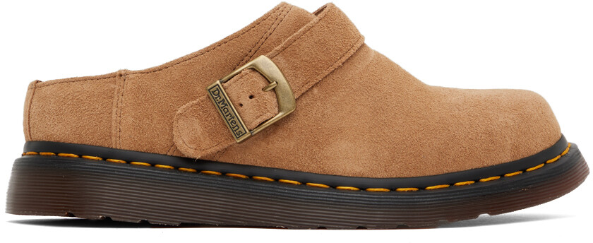 

Мюли Dr. Martens Tan Isham с ремешком на пятке