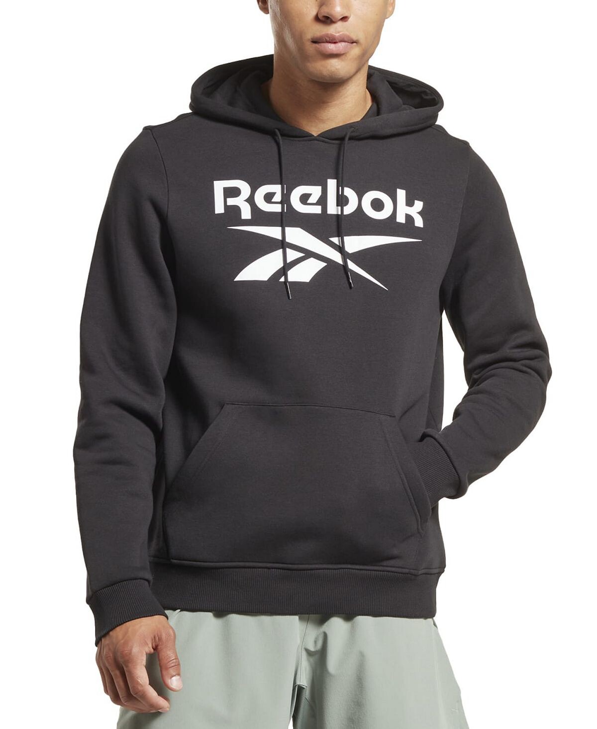 

Мужская флисовая толстовка классического кроя с логотипом Identity Reebok