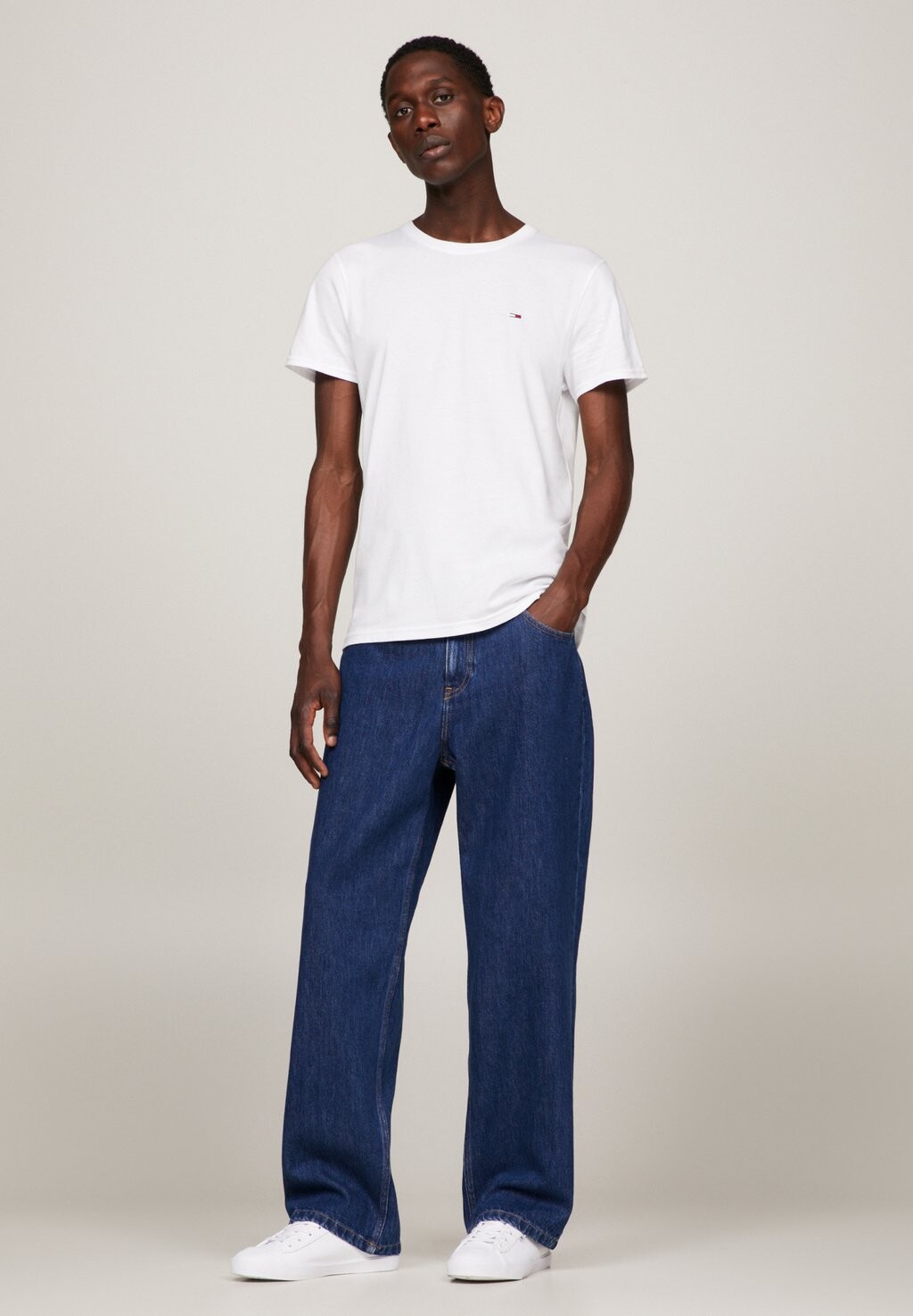 

Базовая футболка 2 Pack Tee Tommy Jeans, цвет dark night navy white