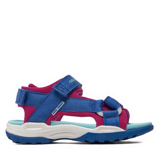 

Сандалии Geox J Borealis Girl J450WA 01411 C4R8B S Dk Royal/Cyclamen, синий