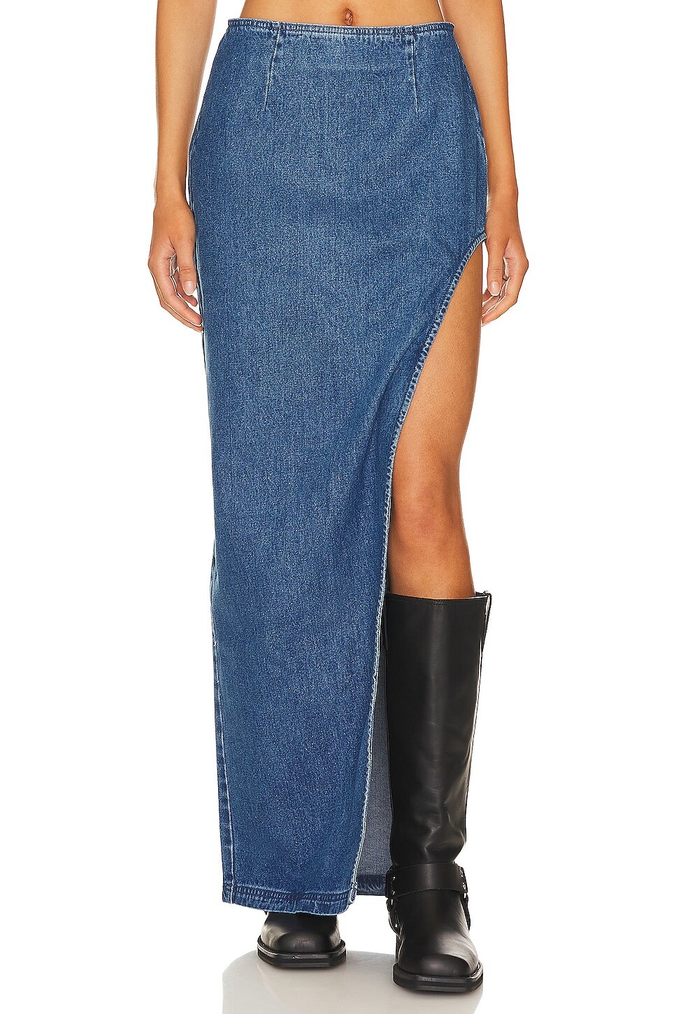 

Юбка AFRM Nadia, цвет Royal Blue Wash