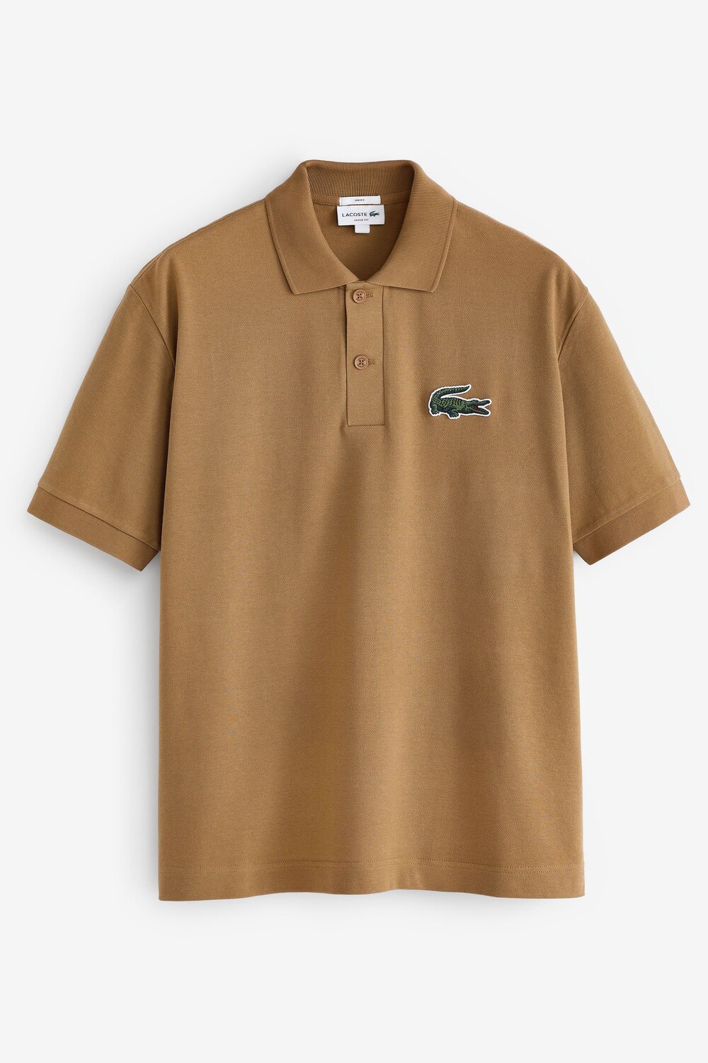

Мужская рубашка-поло Brown Originals с эффектом крокодила Lacoste, коричневый